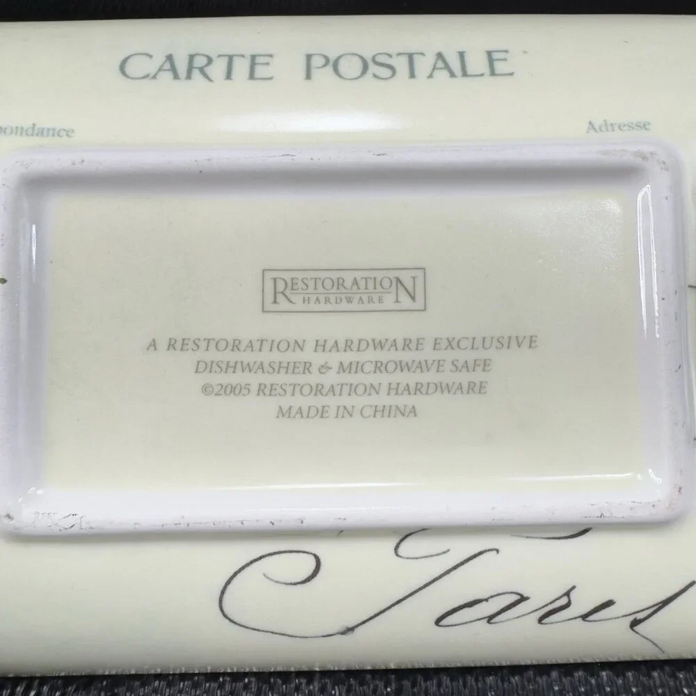Restoration Hardware Paris Sacré Cœur Basilica Trinket Dish‎ Plate Rectangular